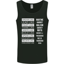Dream Like Black Lives Matter History Month Mens Vest Tank Top Black