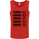 Dream Like Black Lives Matter History Month Mens Vest Tank Top Red