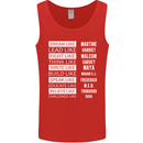 Dream Like Black Lives Matter History Month Mens Vest Tank Top Red