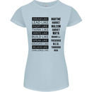 Dream Like Black Lives Matter History Month Womens Petite Cut T-Shirt Light Blue