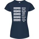 Dream Like Black Lives Matter History Month Womens Petite Cut T-Shirt Navy Blue