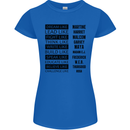 Dream Like Black Lives Matter History Month Womens Petite Cut T-Shirt Royal Blue