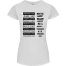 Dream Like Black Lives Matter History Month Womens Petite Cut T-Shirt White