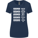 Dream Like Black Lives Matter History Month Womens Wider Cut T-Shirt Navy Blue