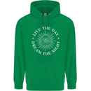 Dream the Night Moons Sleeping Childrens Kids Hoodie Irish Green