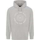 Dream the Night Moons Sleeping Childrens Kids Hoodie Sports Grey