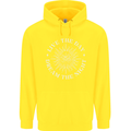 Dream the Night Moons Sleeping Childrens Kids Hoodie Yellow
