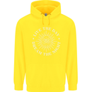 Dream the Night Moons Sleeping Childrens Kids Hoodie Yellow