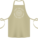 Dream the Night Moons Sleeping Cotton Apron 100% Organic Khaki