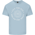 Dream the Night Moons Sleeping Kids T-Shirt Childrens Light Blue