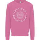 Dream the Night Moons Sleeping Mens Sweatshirt Jumper Azalea
