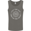 Dream the Night Moons Sleeping Mens Vest Tank Top Charcoal