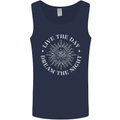 Dream the Night Moons Sleeping Mens Vest Tank Top Navy Blue