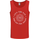 Dream the Night Moons Sleeping Mens Vest Tank Top Red