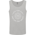 Dream the Night Moons Sleeping Mens Vest Tank Top Sports Grey