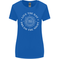 Dream the Night Moons Sleeping Womens Wider Cut T-Shirt Royal Blue