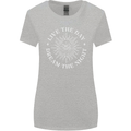 Dream the Night Moons Sleeping Womens Wider Cut T-Shirt Sports Grey
