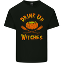 Drink up Witches Mens Cotton T-Shirt Tee Top Black
