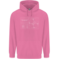 Drone Blueprint Childrens Kids Hoodie Azalea