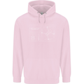 Drone Blueprint Childrens Kids Hoodie Light Pink