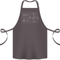 Drone Blueprint Cotton Apron 100% Organic Dark Grey