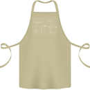 Drone Blueprint Cotton Apron 100% Organic Khaki