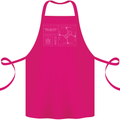 Drone Blueprint Cotton Apron 100% Organic Pink