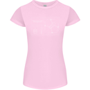 Drone Blueprint Womens Petite Cut T-Shirt Light Pink