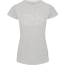 Drone Blueprint Womens Petite Cut T-Shirt Sports Grey