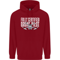 Drone Pilot Childrens Kids Hoodie Red