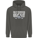 Drone Pilot Childrens Kids Hoodie Storm Grey