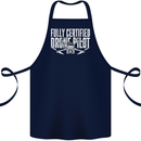 Drone Pilot Cotton Apron 100% Organic Navy Blue
