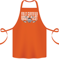 Drone Pilot Cotton Apron 100% Organic Orange