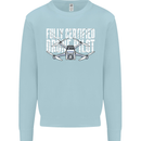 Drone Pilot Kids Sweatshirt Jumper Light Blue