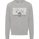 Drone Pilot Kids Sweatshirt Jumper Sports Grey