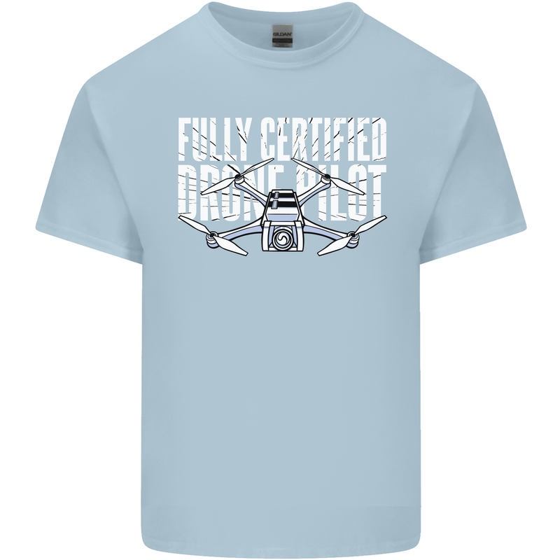 Drone Pilot Kids T-Shirt Childrens Light Blue