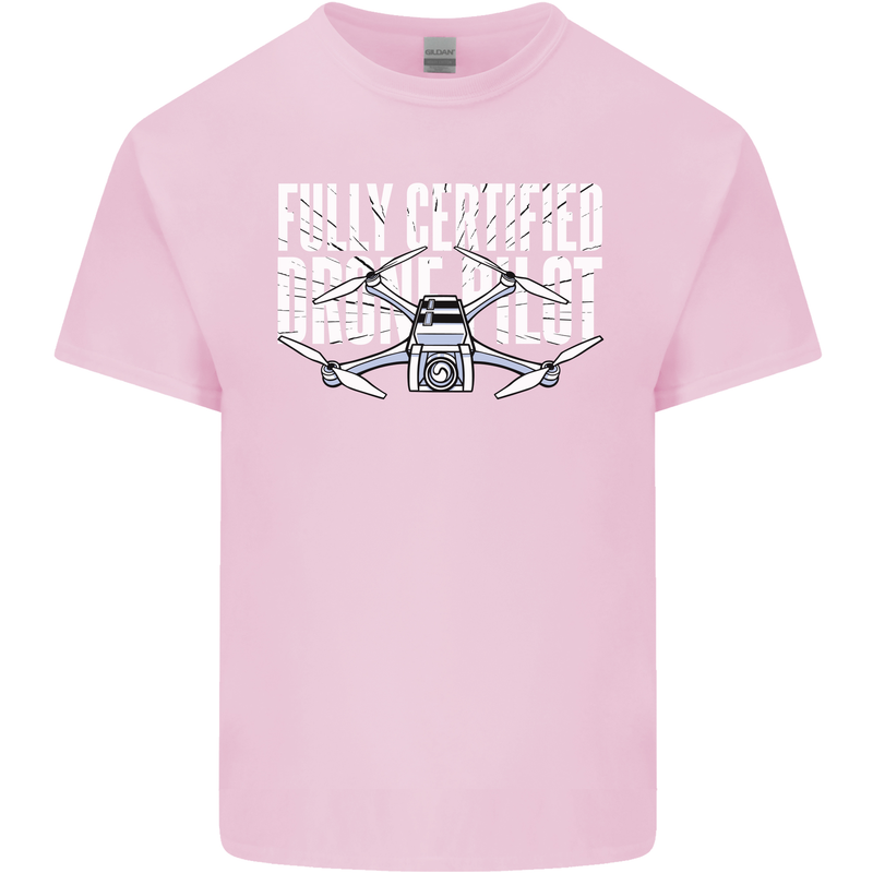 Drone Pilot Kids T-Shirt Childrens Light Pink