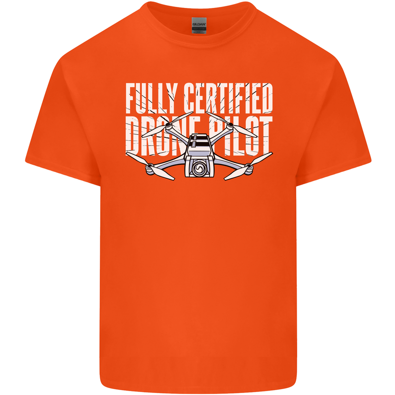 Drone Pilot Kids T-Shirt Childrens Orange