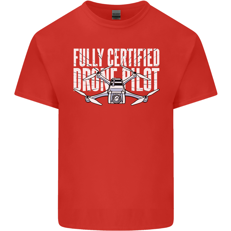 Drone Pilot Kids T-Shirt Childrens Red