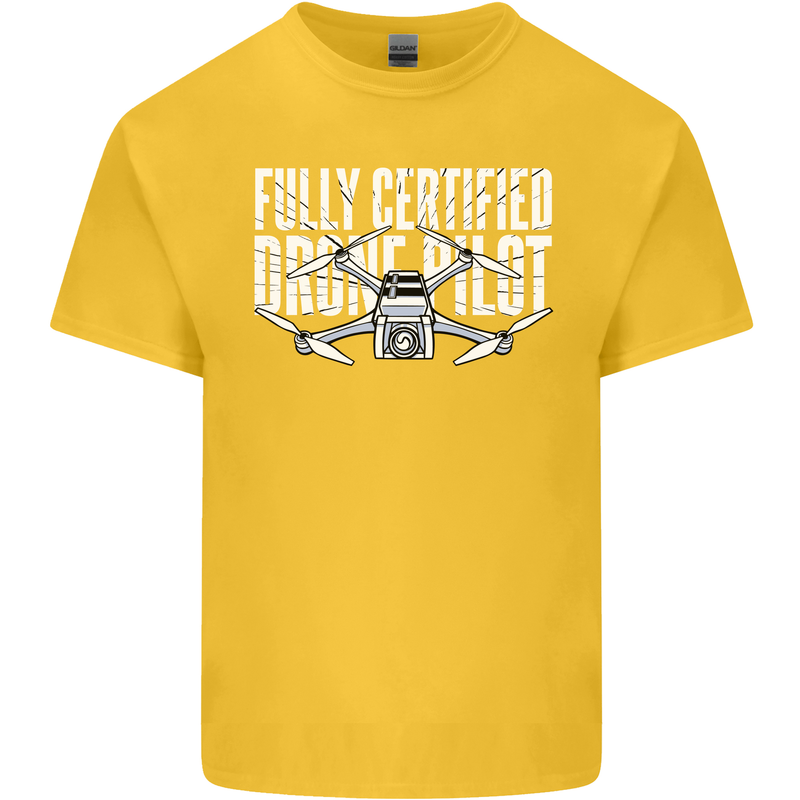 Drone Pilot Kids T-Shirt Childrens Yellow