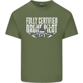 Drone Pilot Mens Cotton T-Shirt Tee Top Military Green