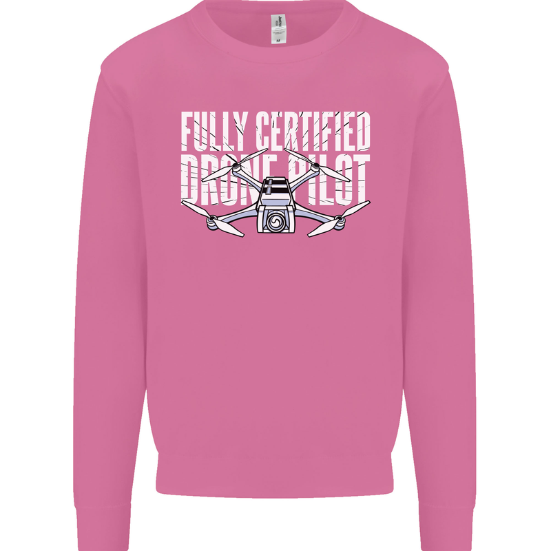 Drone Pilot Mens Sweatshirt Jumper Azalea