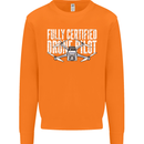Drone Pilot Mens Sweatshirt Jumper Orange