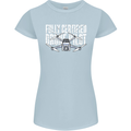 Drone Pilot Womens Petite Cut T-Shirt Light Blue