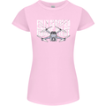 Drone Pilot Womens Petite Cut T-Shirt Light Pink