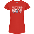 Drone Pilot Womens Petite Cut T-Shirt Red