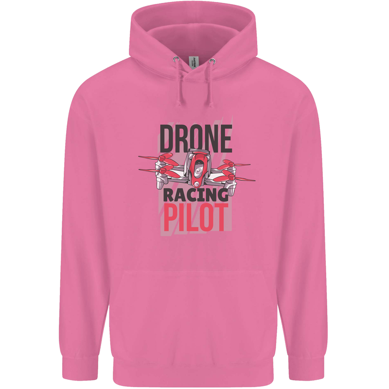Drone Racing Pilot Childrens Kids Hoodie Azalea