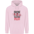 Drone Racing Pilot Childrens Kids Hoodie Light Pink