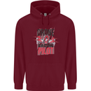 Drone Racing Pilot Childrens Kids Hoodie Maroon