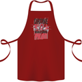Drone Racing Pilot Cotton Apron 100% Organic Maroon